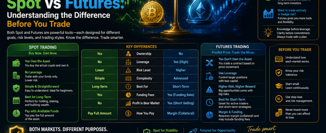 Spot vs Futures: Understanding the Difference Before You Trade