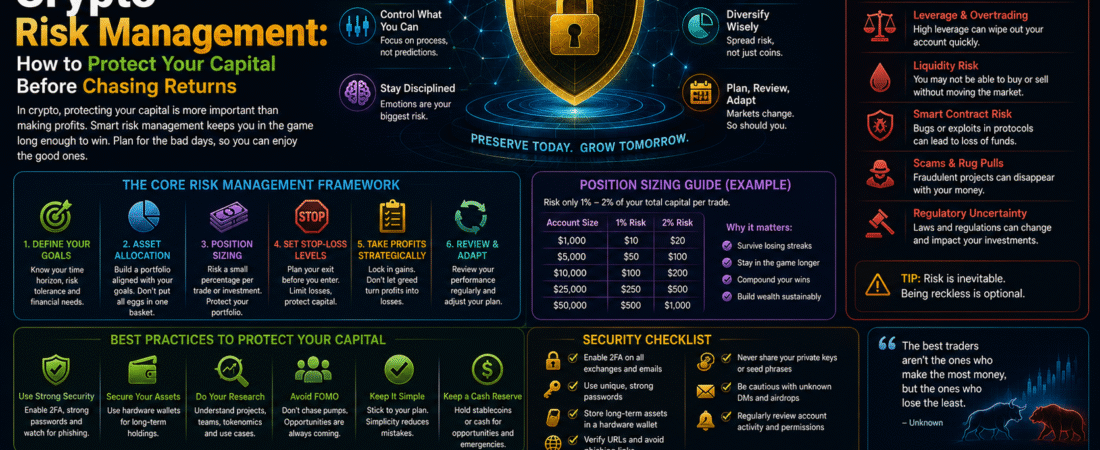 Crypto Risk Management: How to Protect Your Capital Before Chasing Returns